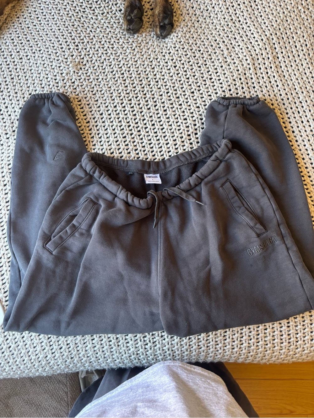 Gymshark Charcoal Gray Sweatpants - Cozy Everyday Bottoms